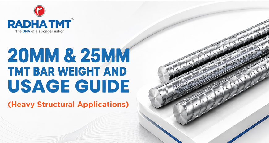 20mm and 25mm TMT Bars
